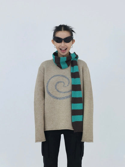 CYBER STRIPE SCARF