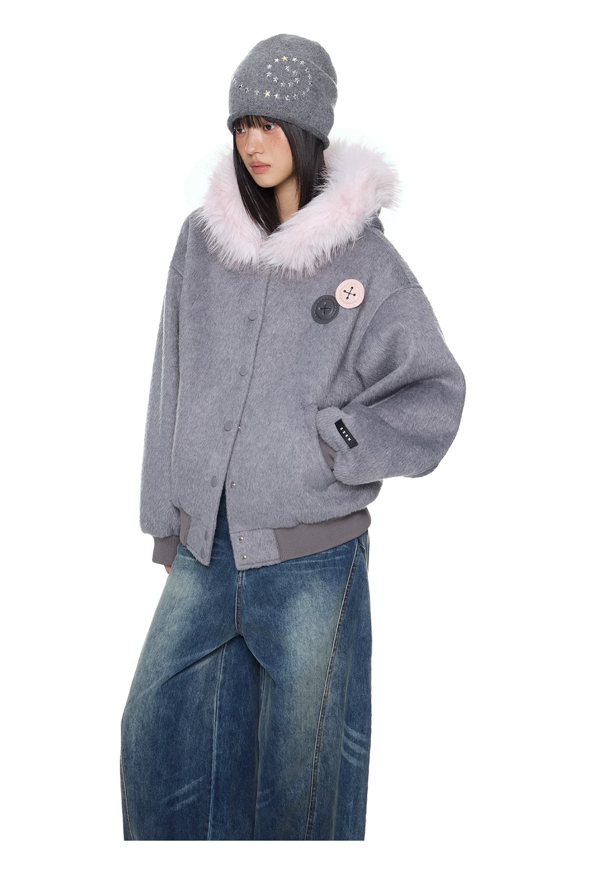 STRAPPED COLLAR JACKET