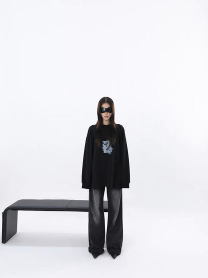 SHADOW PRINT SWEAT
