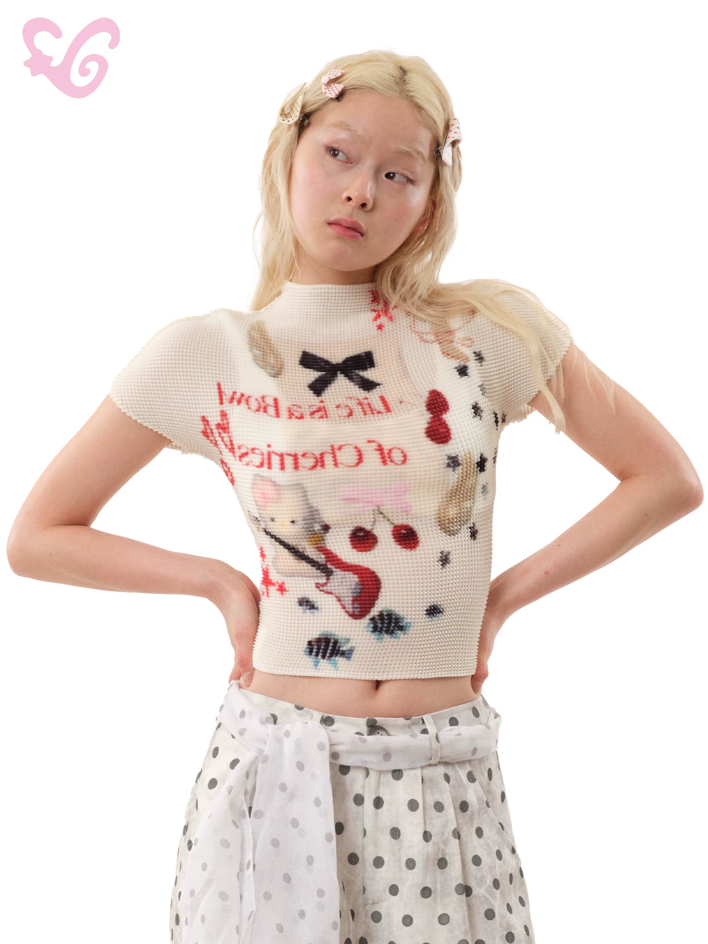 GHOST GIRL PRINTED TEE