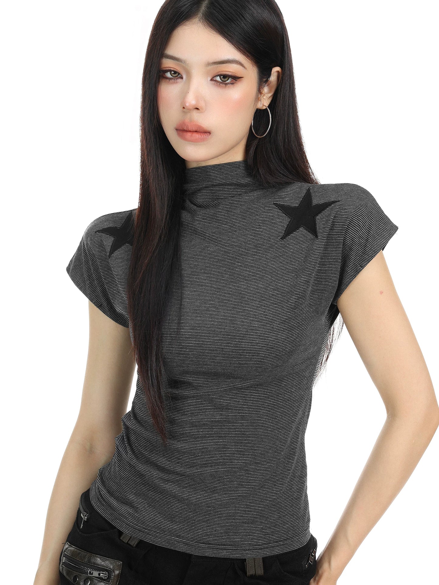 COOL STRIPED STAR TEE