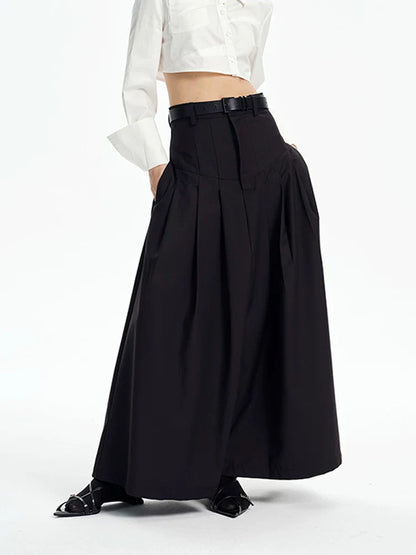 EXTRA-WIDE-SWING A-LINE SKIRT