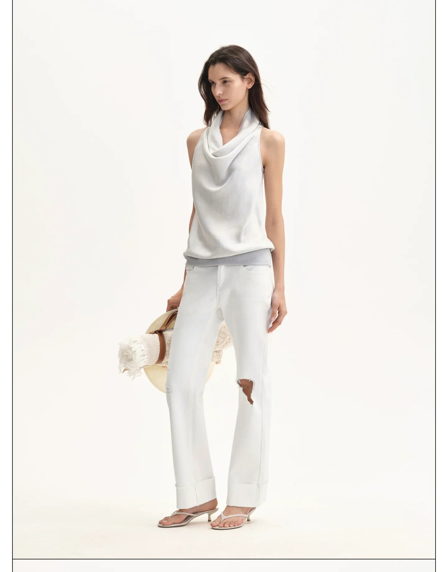 SOFT FLOW DRAPE TANK TOP