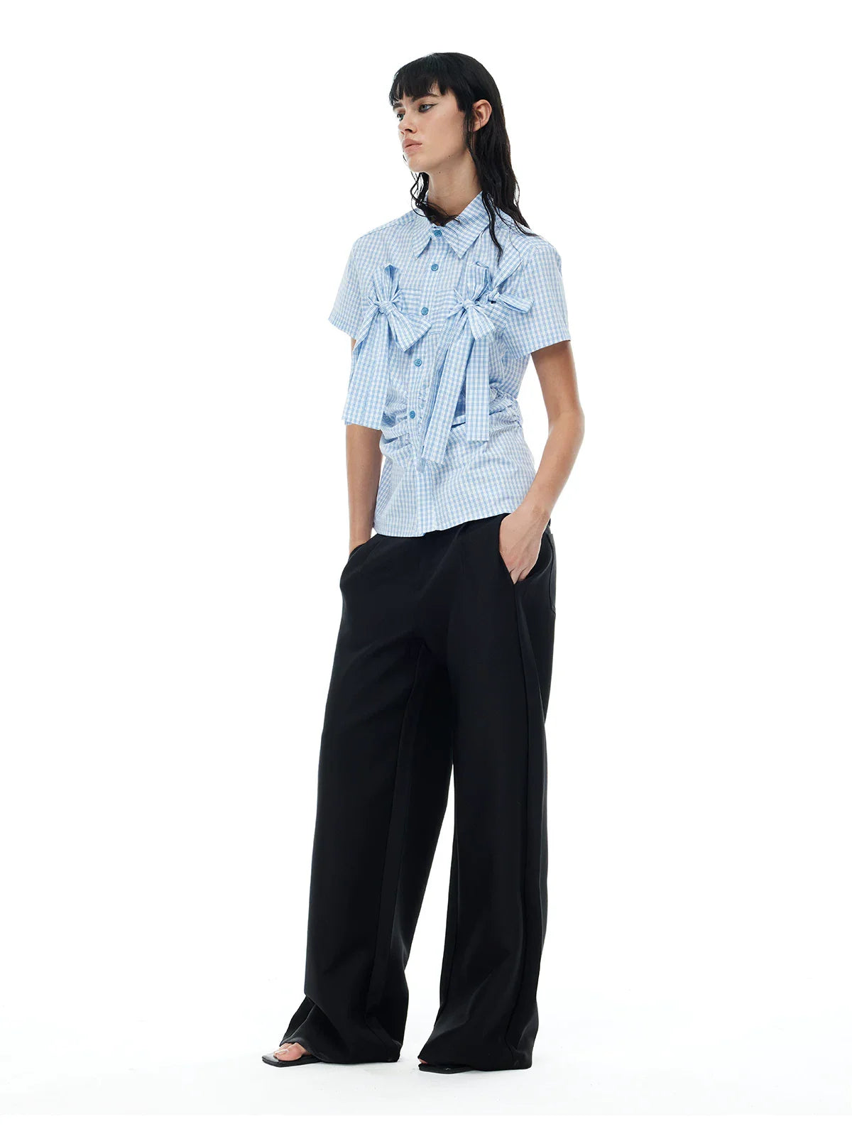PLAYFUL CHECKERED SHORT SLEEVE SHIRT