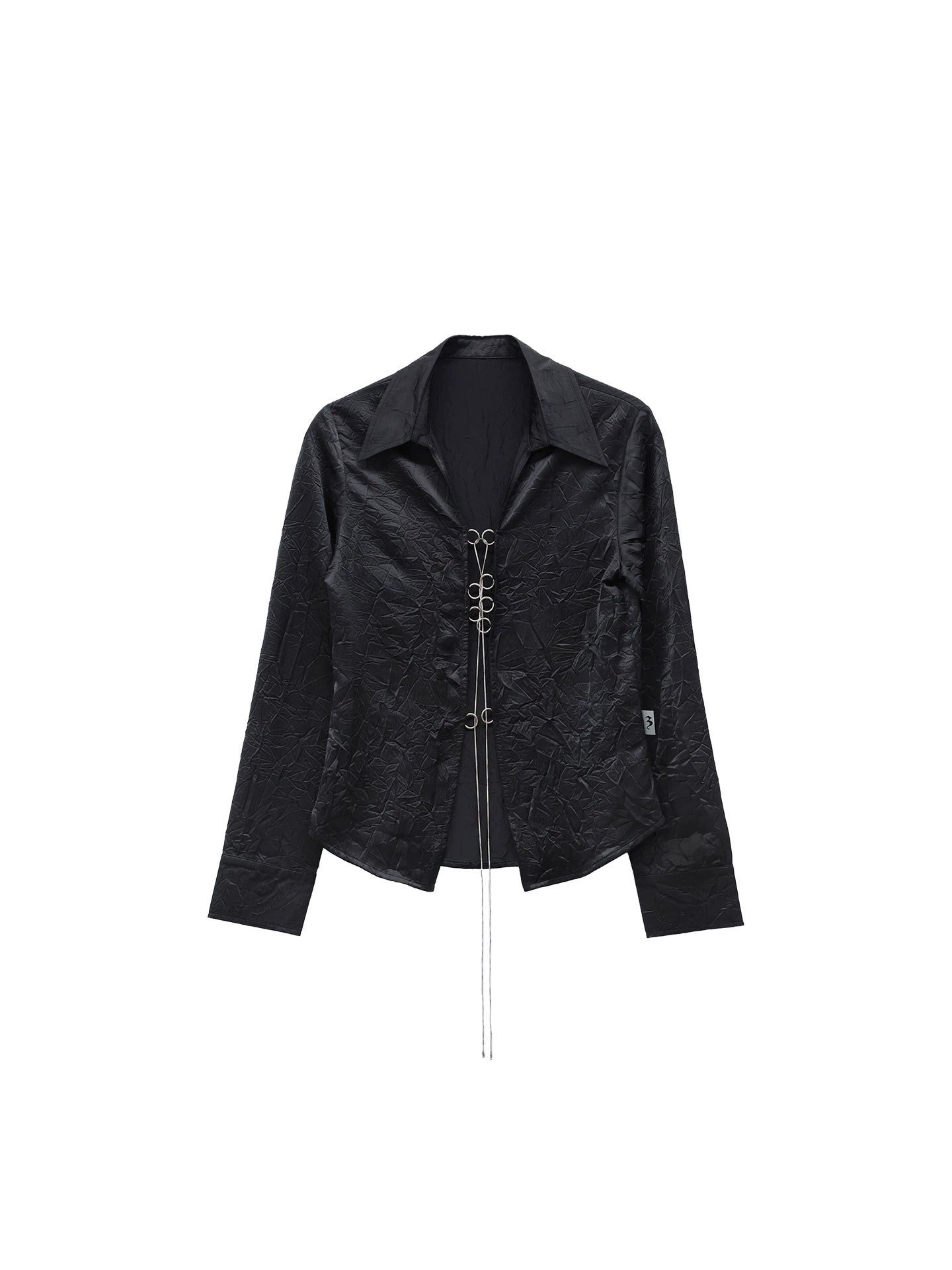 CHAIN SATIN SHIRT