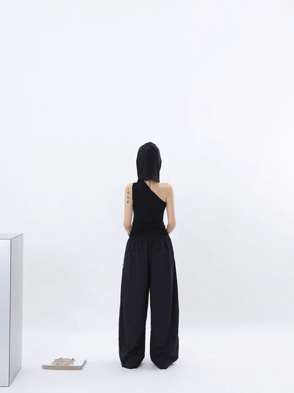 DRAPE BALLOON PANTS