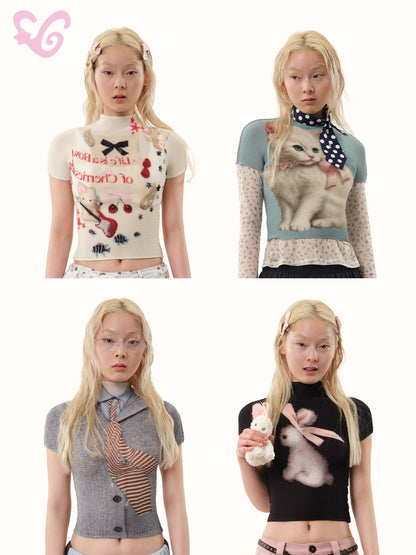 GHOST GIRL PRINTED TEE