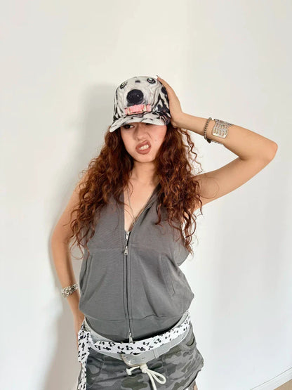 NICHE MESH CAP WITH DUCK DESIGN