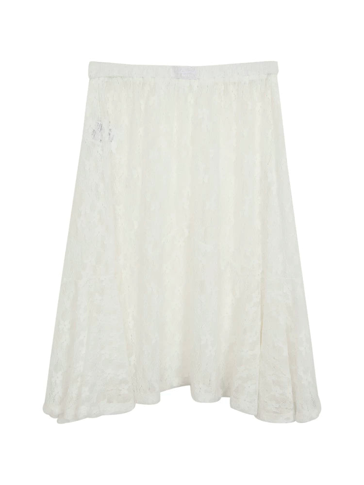 LACE A-LINE SKIRT