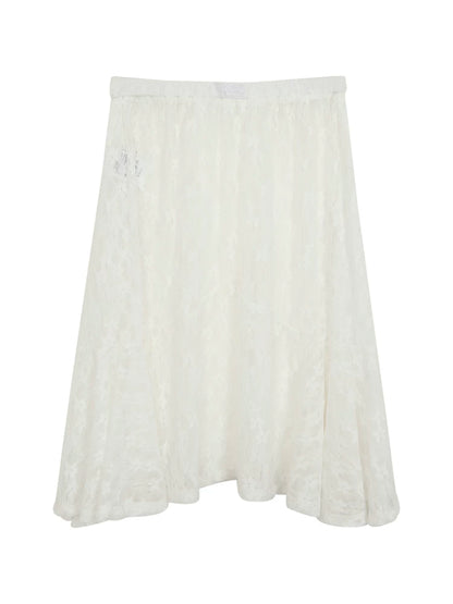 LACE A-LINE SKIRT