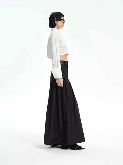 EXTRA-WIDE-SWING A-LINE SKIRT