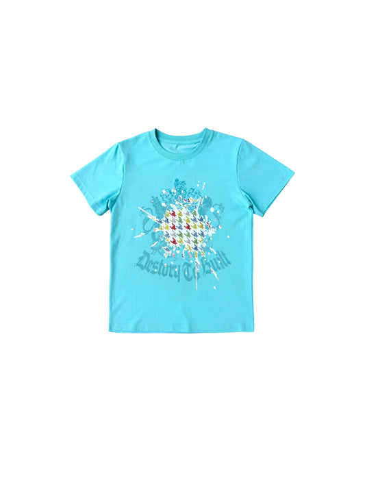 SPLASH CHIFFON PRINT TOP