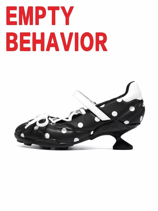 POLKA DOT SPORT BALLET SHOES