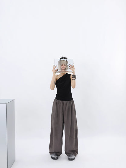 DRAPE BALLOON PANTS