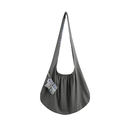 REVERSIBLE CANVAS CROSSBODY BAG