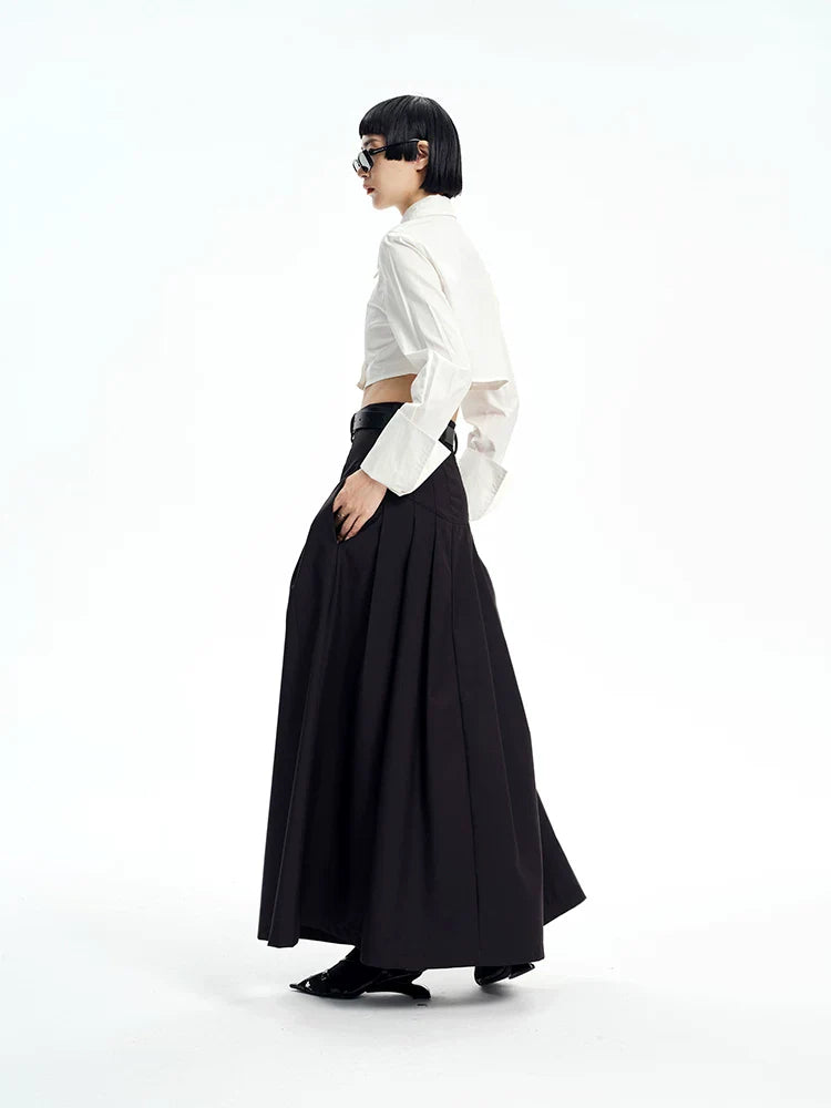 EXTRA-WIDE-SWING A-LINE SKIRT