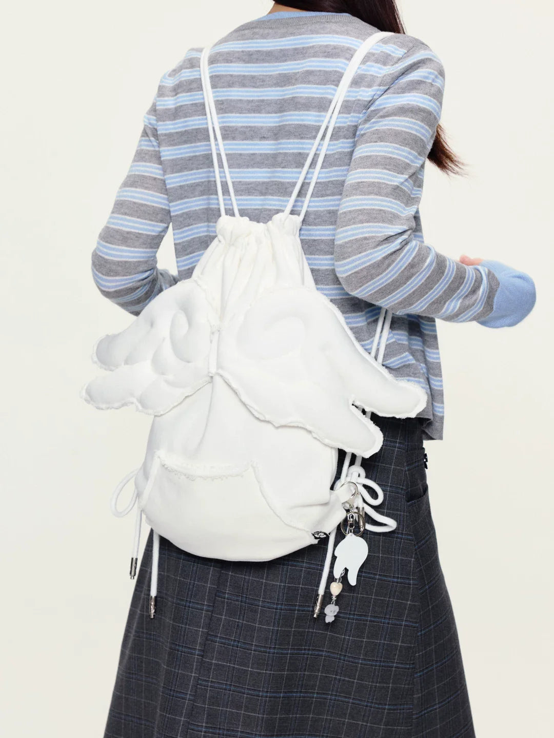 POLKA DOT ANGEL WINGS BAG