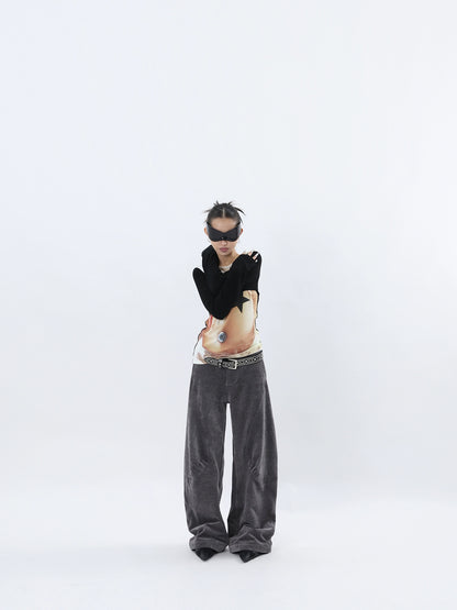 SCULPT CHENILLE PANTS