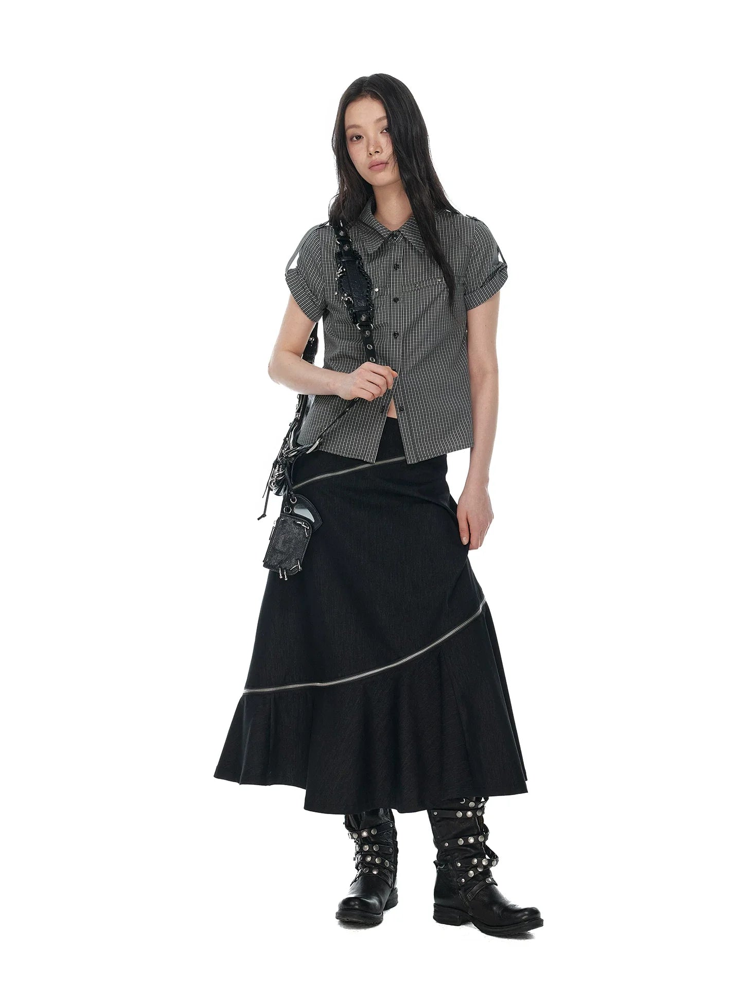 SUMMER IRREGULAR A-LINE SKIRT