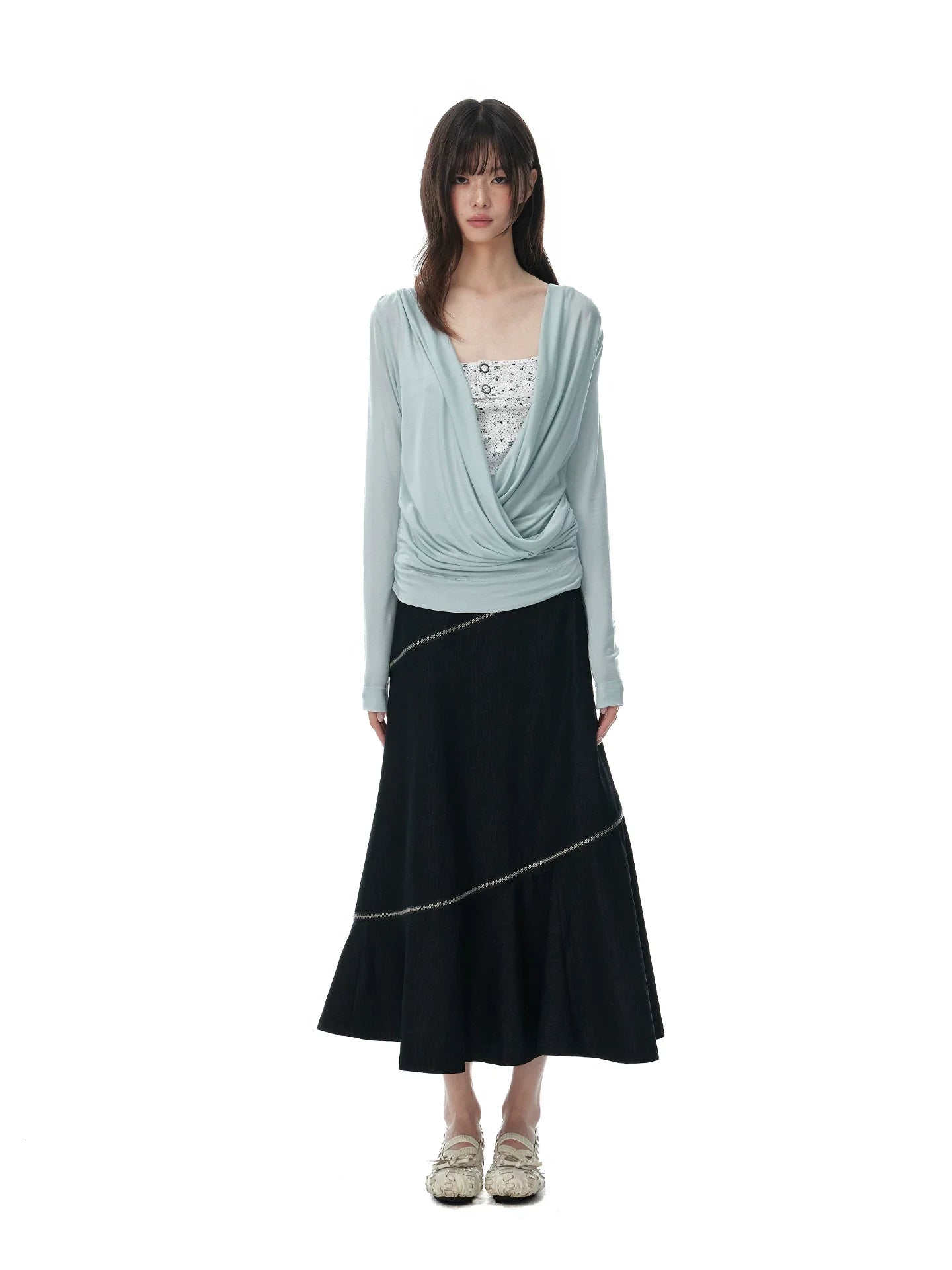 SUMMER IRREGULAR A-LINE SKIRT