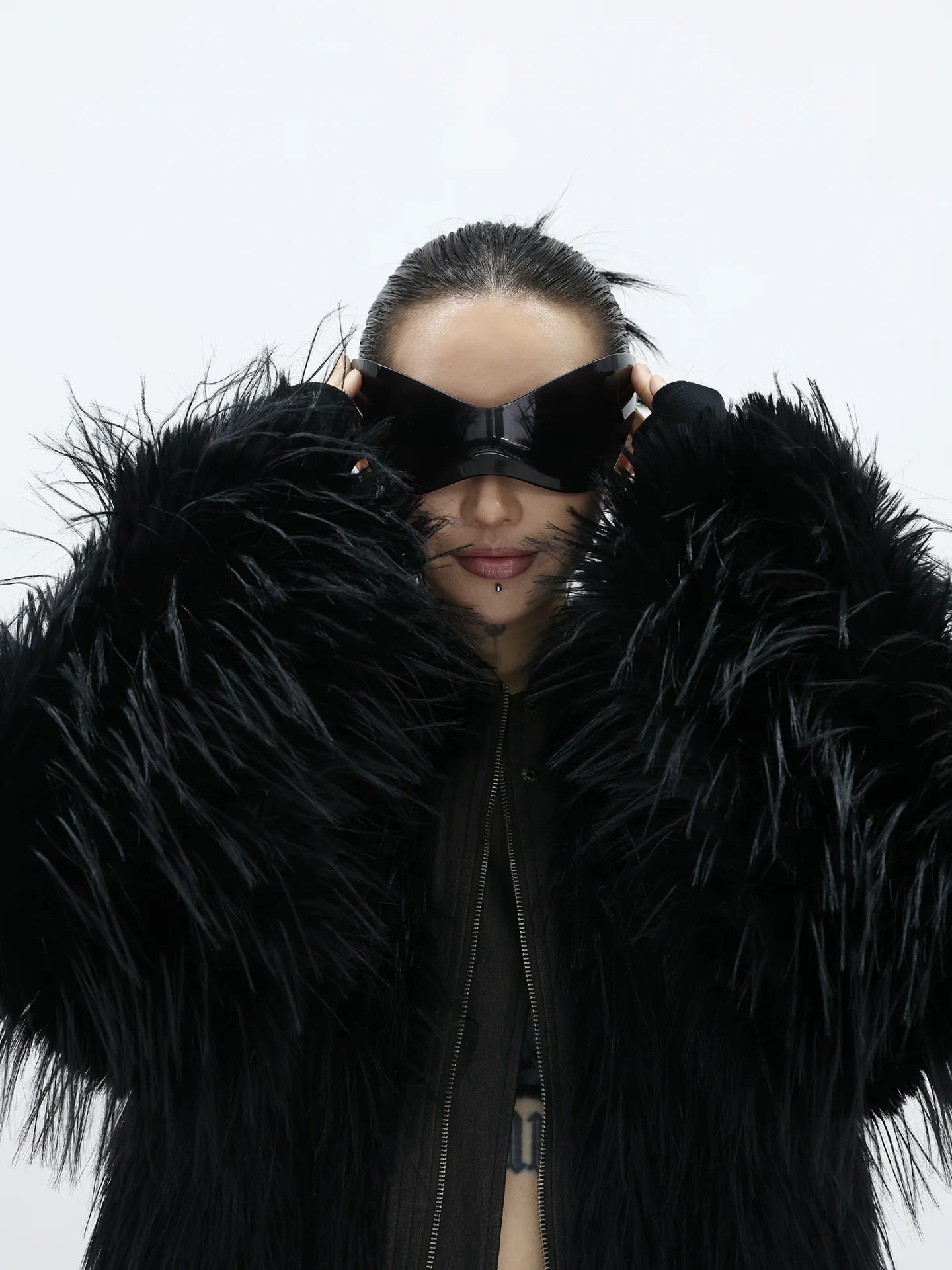 REVERSIBLE FUZZY JACKET