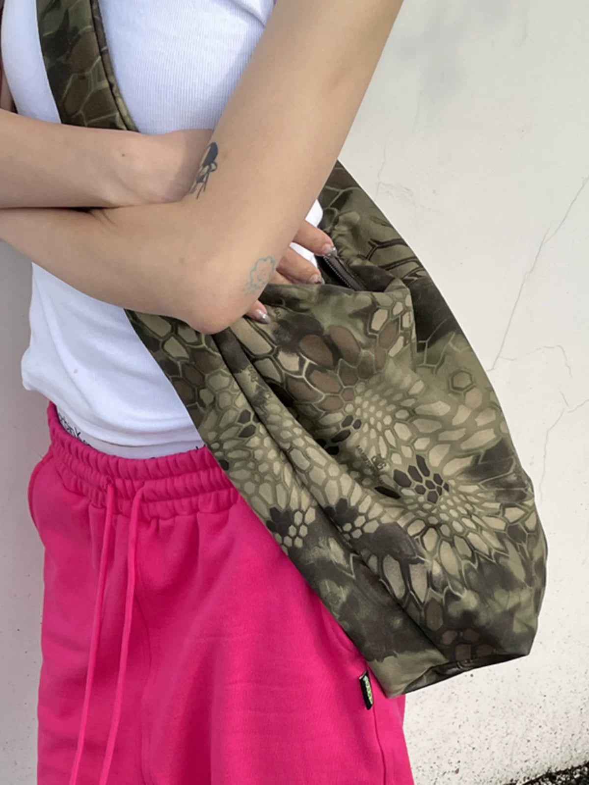 CAMOUFLAGE CROSSBODY BAG