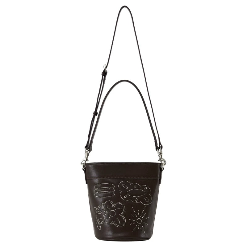MINIMALIST FLORAL BUCKET BAG