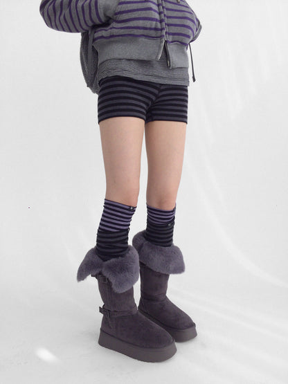 NOIR STRIPE SOCKS