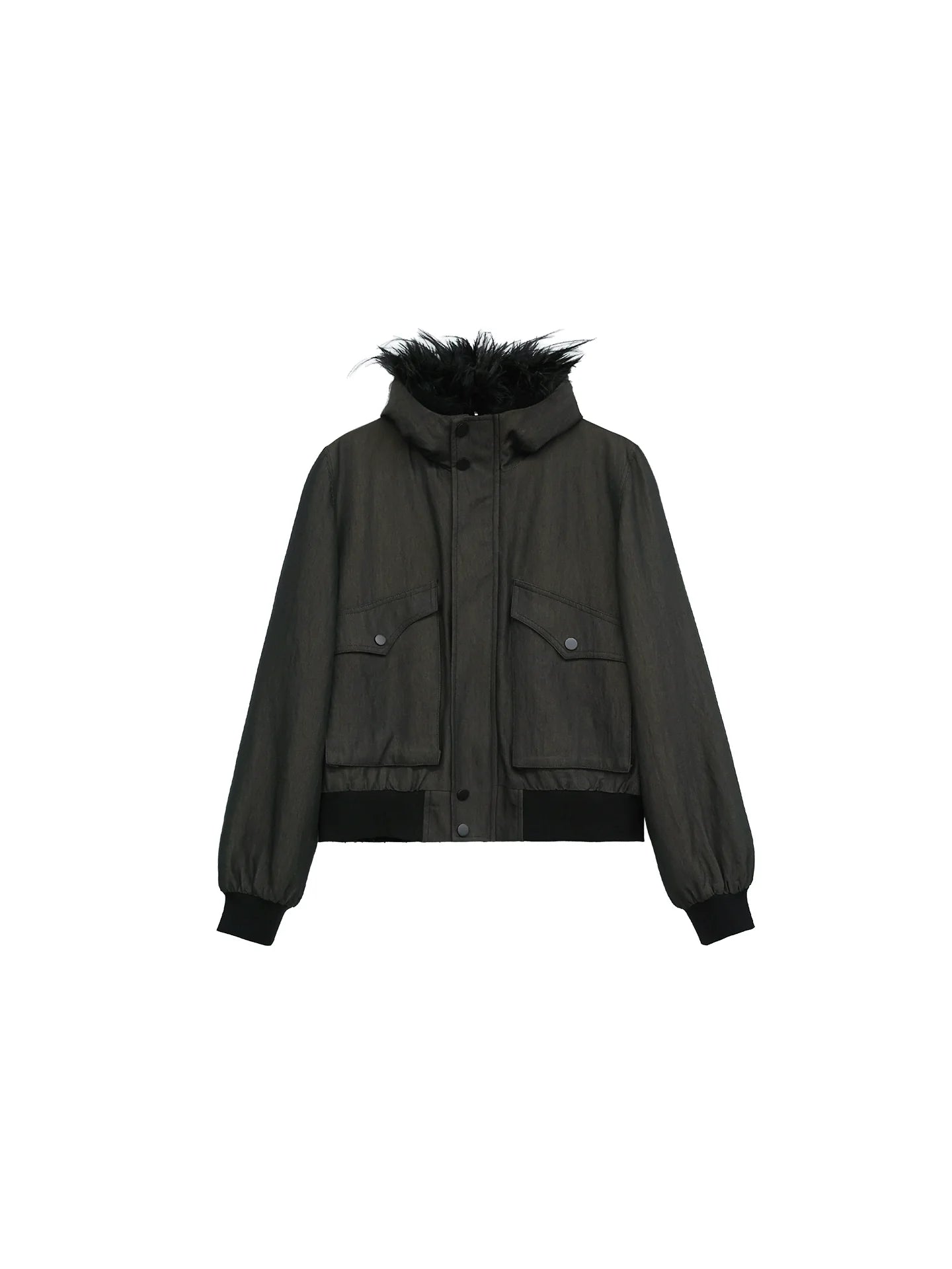 REVERSIBLE FUZZY JACKET