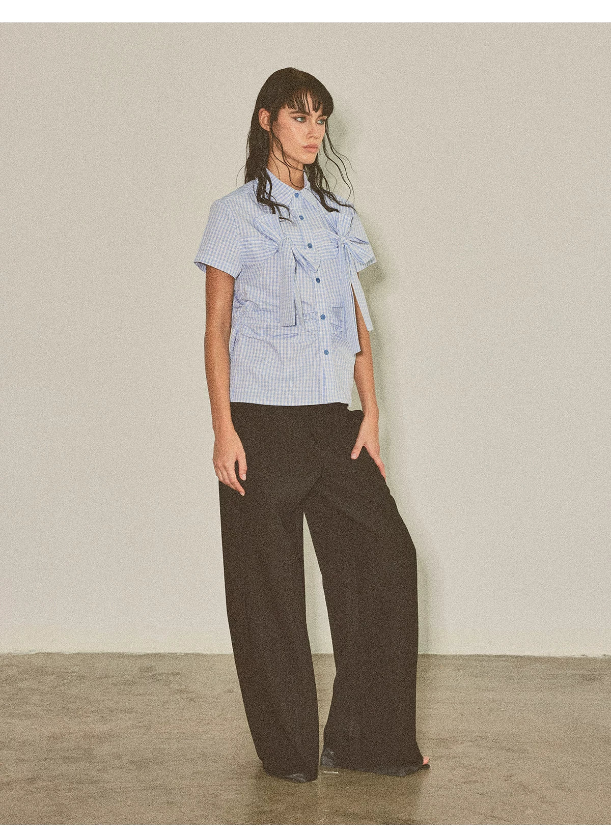 PLAYFUL CHECKERED SHORT SLEEVE SHIRT