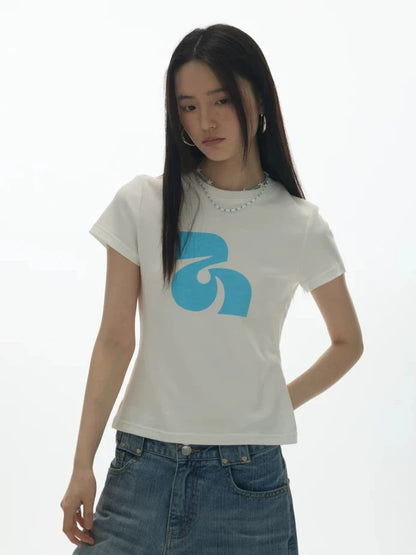 BASIC COTTON ROUND NECK T-SHIRT