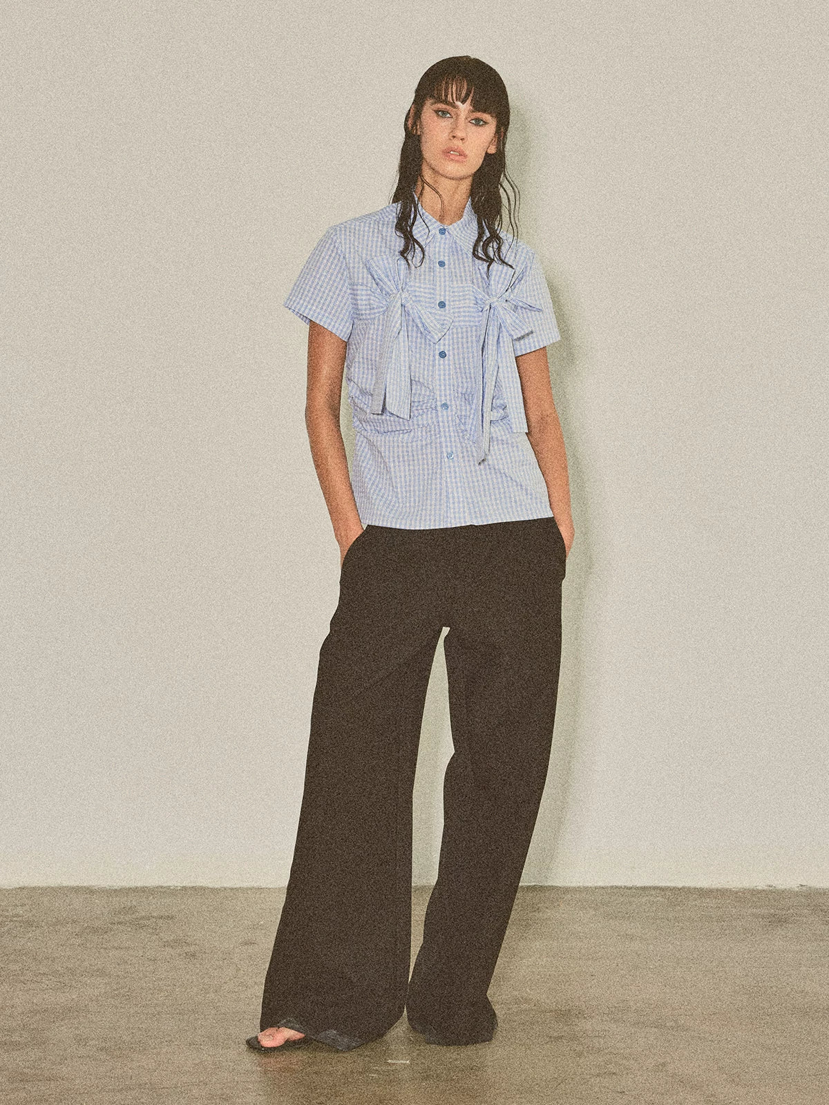 PLAYFUL CHECKERED SHORT SLEEVE SHIRT