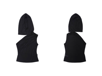 DETACH HOODED VEST
