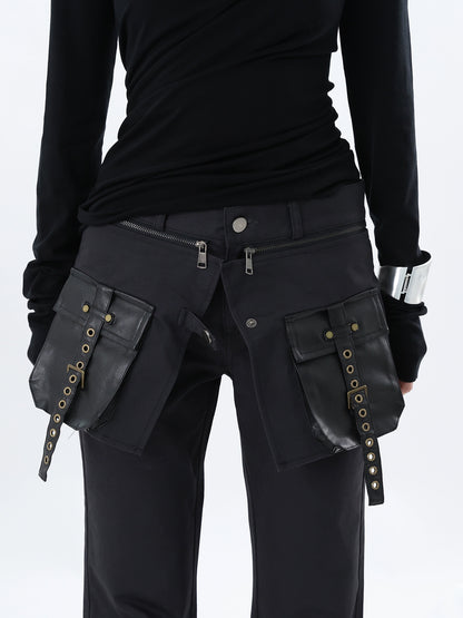 DECONSTRUCT FLARE PANTS