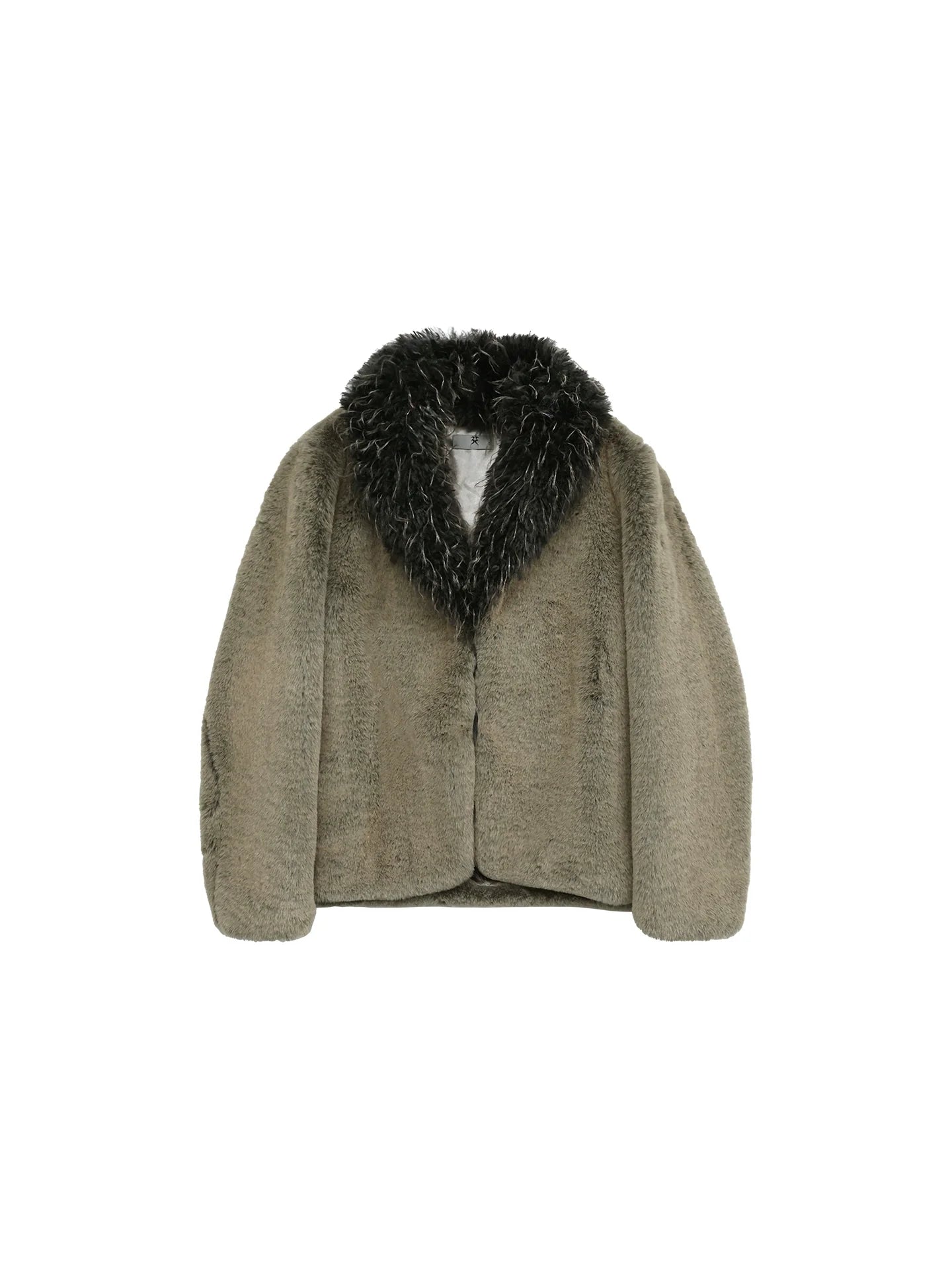 THICK FUR COLLAR COAT