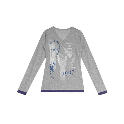 ECHO SPLICED LONG SLEEVE T