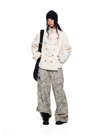 LOW-SWELL LEOPARD PANTS