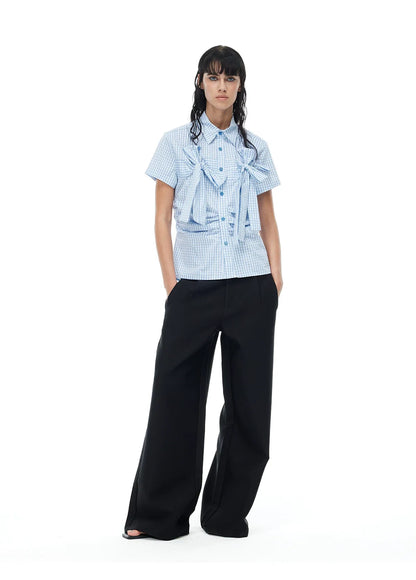 PLAYFUL CHECKERED SHORT SLEEVE SHIRT