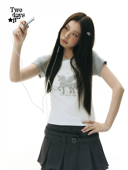 UNICORN POLKA DOT T-SHIRT
