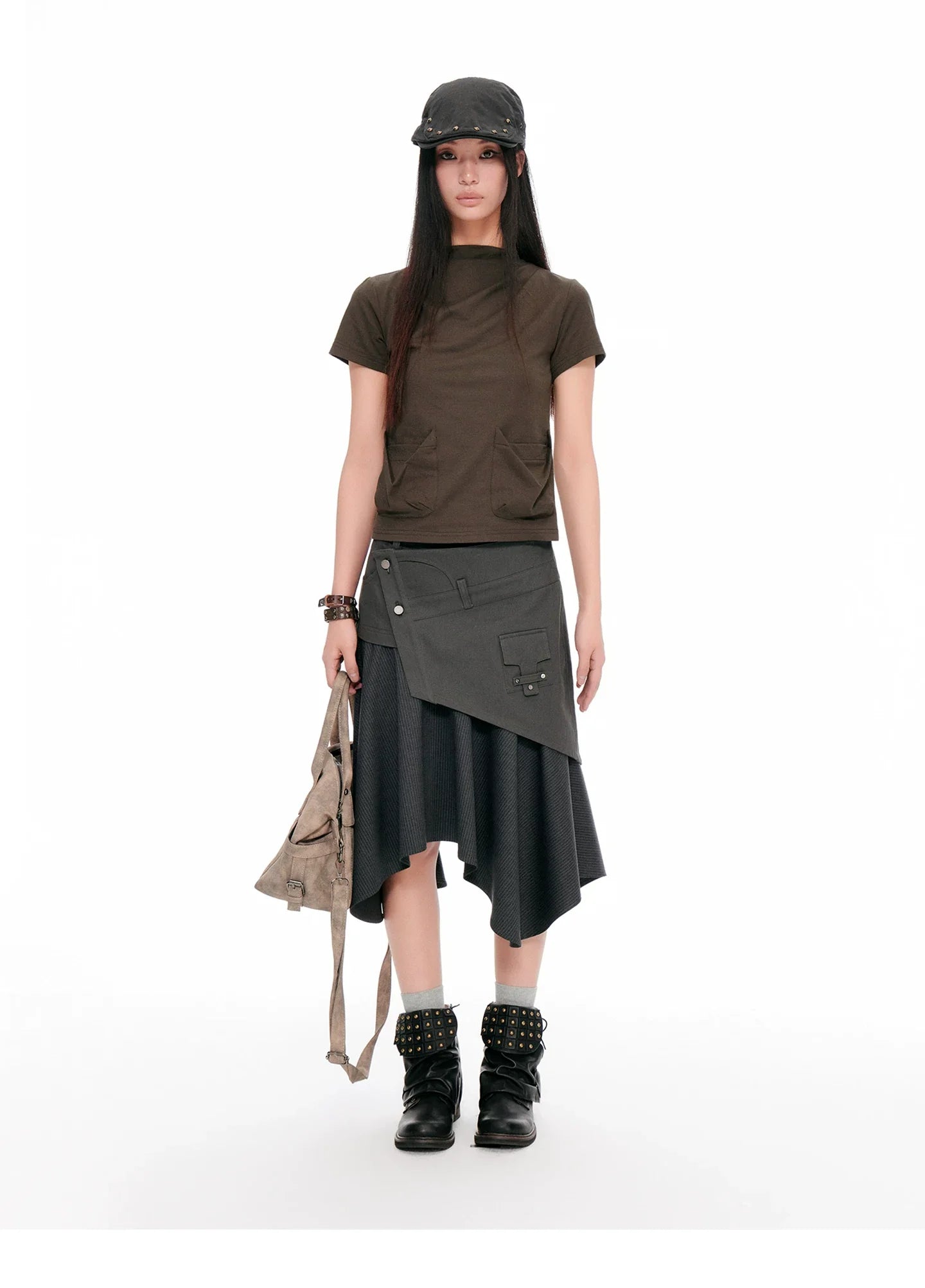 CROPPED SLIM-FIT TEE