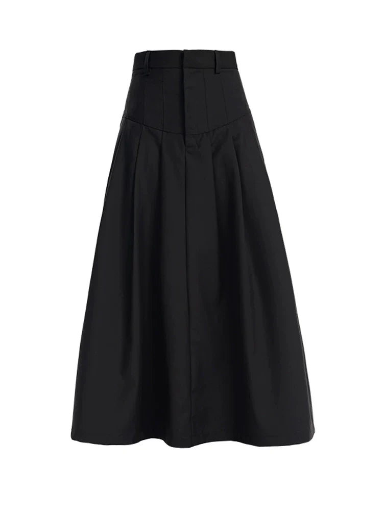 EXTRA-WIDE-SWING A-LINE SKIRT