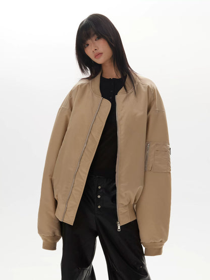 OVERSIZED FLIGHT JACKET