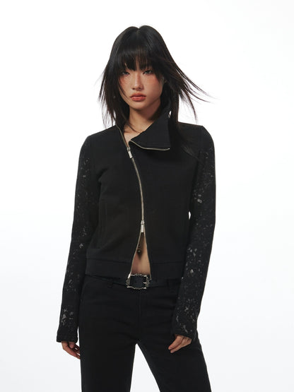 DIAGONAL BODYCON JACKET