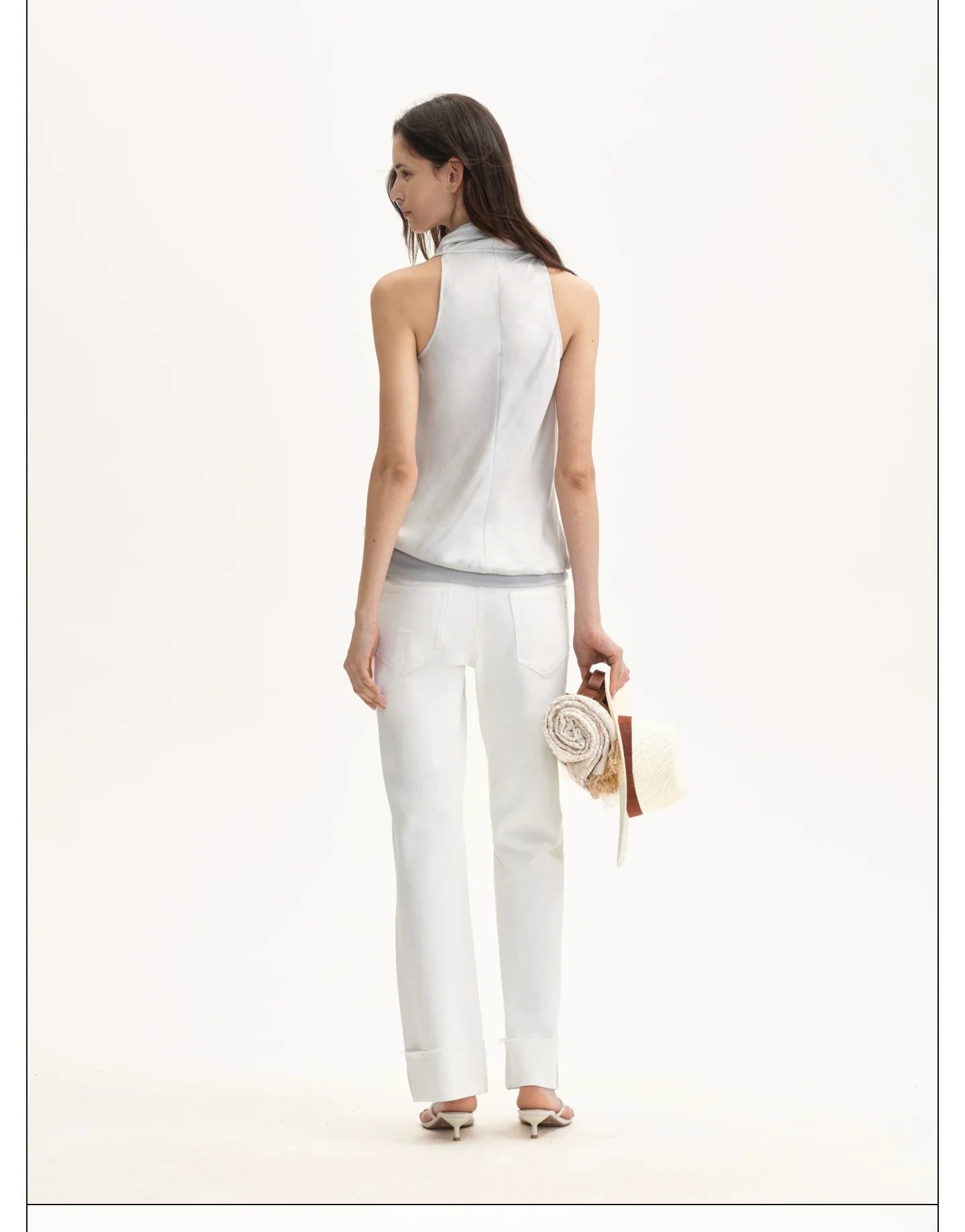 SOFT FLOW DRAPE TANK TOP