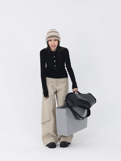 CENTER LINE KNIT TOP