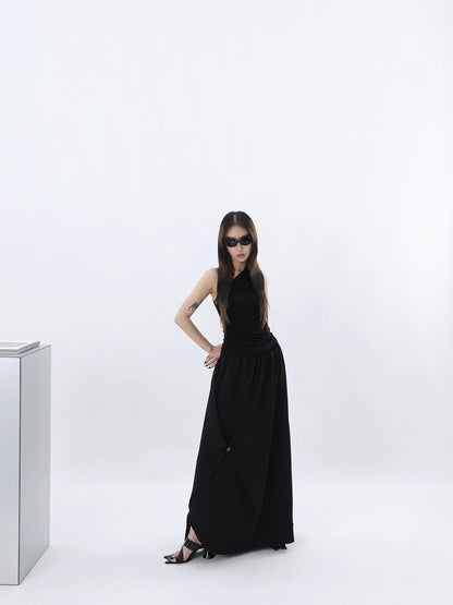 Asymmetrical Suit Skirt