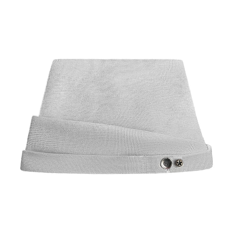 FASHIONABLE KNITTED WAFFLE CAP