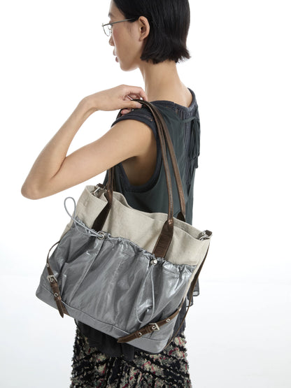 RETRO CYBER BIKER TOTE BAG