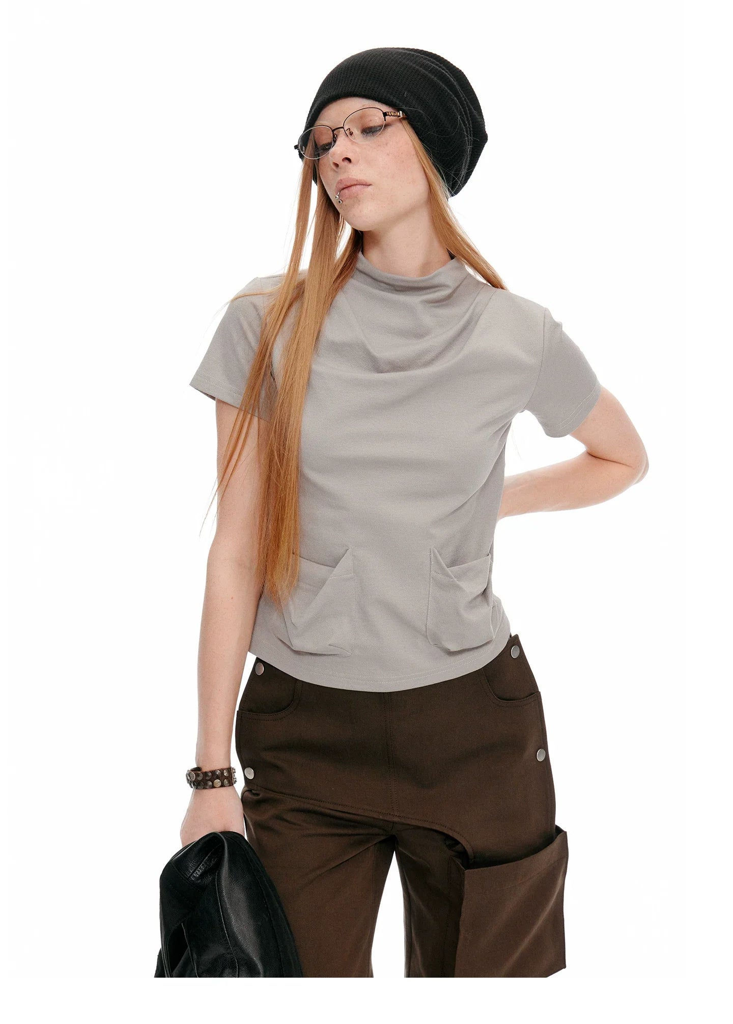 CROPPED SLIM-FIT TEE