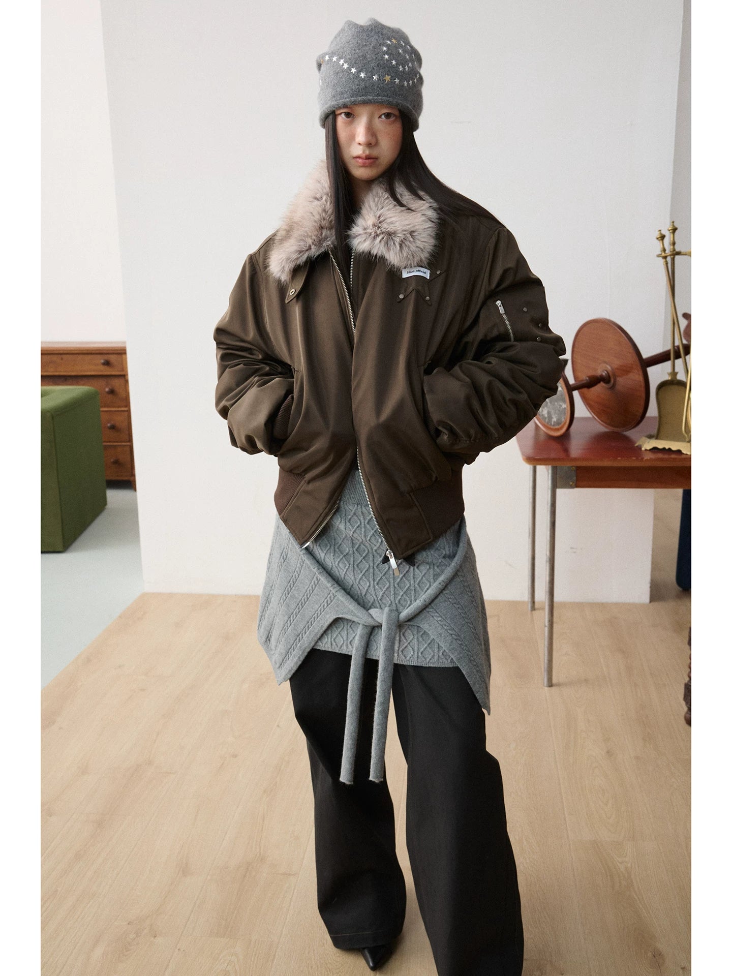 STAR RIVET FLIGHT JACKET